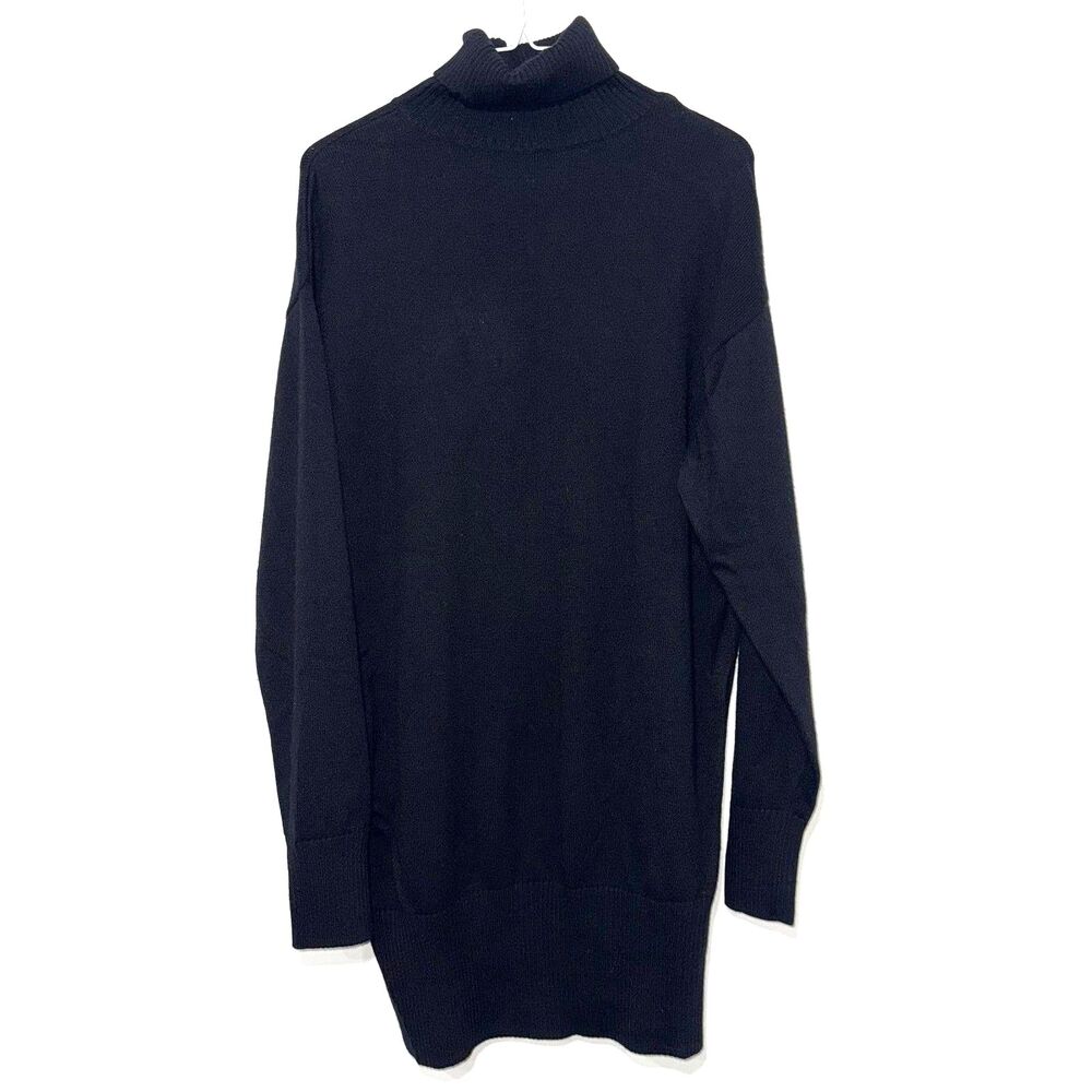 Universal Standard Turtleneck Wheaton Sweater Tunic Dress - Black XS/10-12